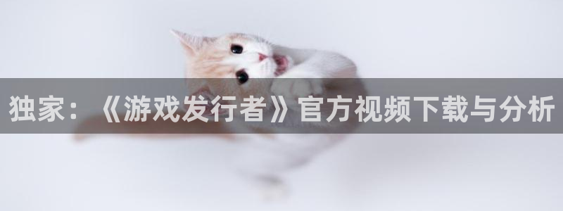 杏耀官网登录注册账号密码：独家：《游戏发行者》官方视频下载与分析